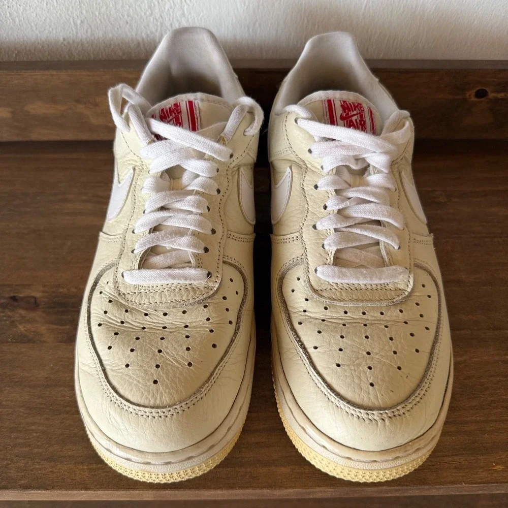 Nike Air Force 1 Low '07 Premium Popcorn‎ Sneakers Men's Size 8.5 CW2919-100